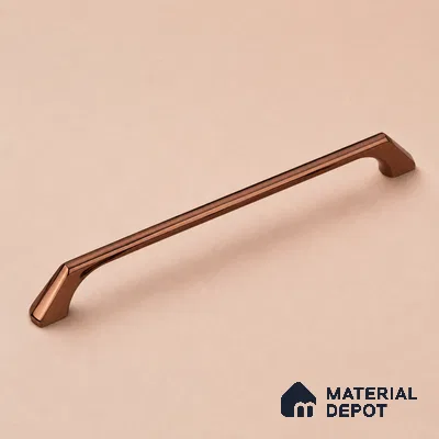 Ottr Zinc Cabinet Handle HA 00141 G Rose Gold Finish - 224mm | 2 Years Warranty