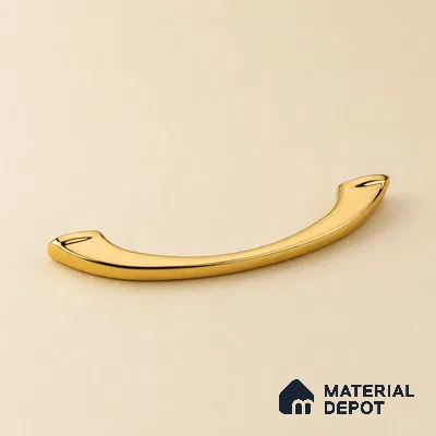 Ottr Zinc Cabinet Handle HA 00142 E Gold Finish - 160mm | 2 Years Warranty