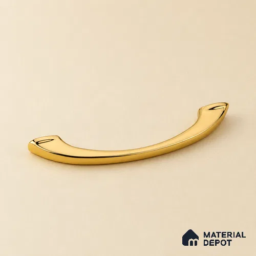 Ottr Zinc Cabinet Handle HA 00142 E Gold Finish - 160mm | 2 Years Warranty