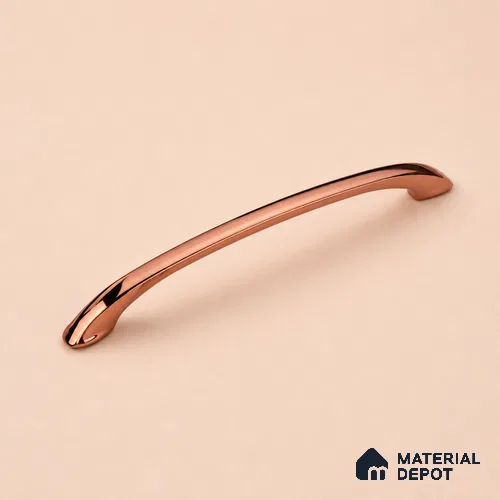 Ottr Zinc Cabinet Handle HA 00142 B Rose Gold Finish - 160mm | 2 Years Warranty