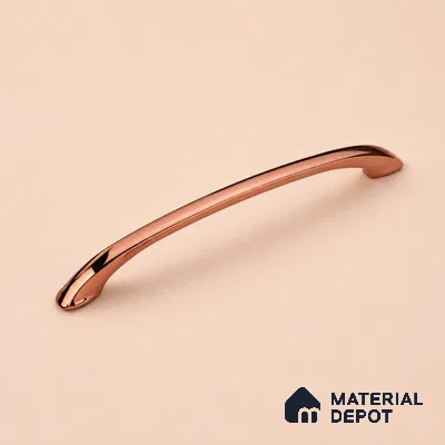 Ottr Zinc Cabinet Handle HA 00142 C Rose Gold Finish - 224mm | 2 Years Warranty