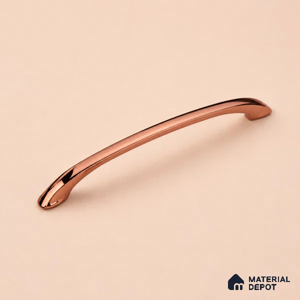 Ottr Zinc Cabinet Handle HA 00142 Rose Gold Finish - 96mm | 2 Years Warranty