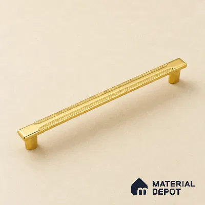 Ottr Zinc Cabinet Handle HA 00143 G Gold Finish - 224mm | 2 Years Warranty