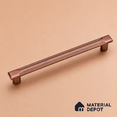 Ottr Zinc Cabinet Handle HA 00143 D Rose Gold Finish - 288mm | 2 Years Warranty