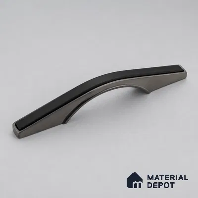 Ottr Zinc Cabinet Handle HA 00144 C Black Gunmetal Black Finish - 224mm | 2 Years Warranty