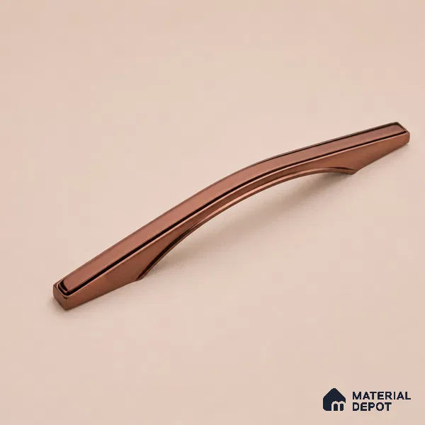 Ottr Zinc Cabinet Handle HA 00144 E Rose Gold Dual Tone Finish - 96mm | 2 Years Warranty