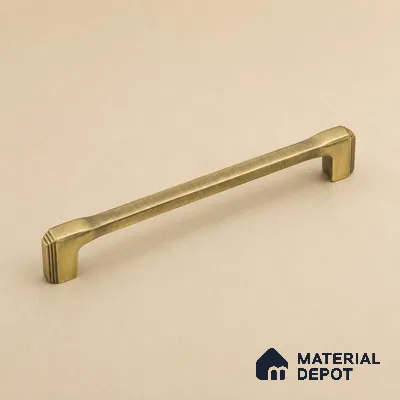 Ottr Zinc Cabinet Handle HA 00145 D Antique Brass Finish - 288mm | 2 Years Warranty