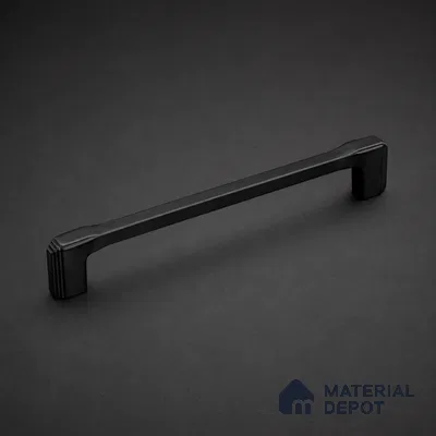 Ottr Zinc Cabinet Handle HA 00145 L Black Finish - 288mm | 2 Years Warranty