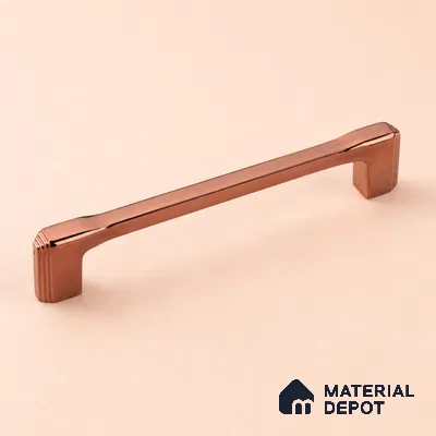 Ottr Zinc Cabinet Handle HA 00145 H Rose Gold Finish - 288mm | 2 Years Warranty