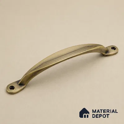 Ottr Zinc Cabinet Handle HA 00146 C Antique Brass Finish - 160mm | 2 Years Warranty