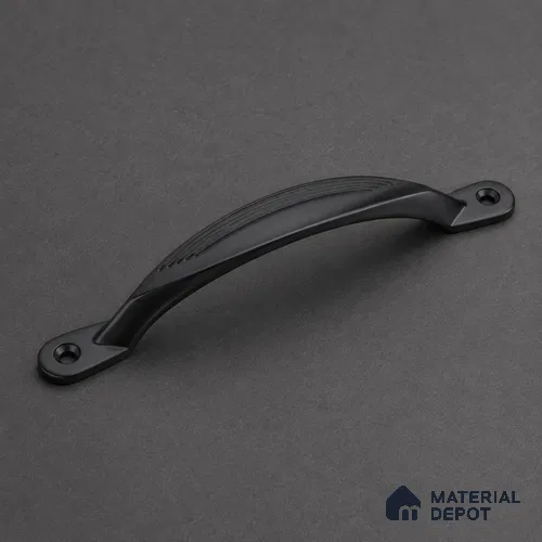 Ottr Zinc Cabinet Handle HA 00146 K Black Finish - 128mm | 2 Years Warranty