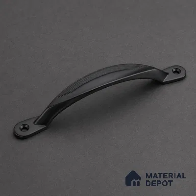 Ottr Zinc Cabinet Handle HA 00146 L Black Finish - 160mm | 2 Years Warranty