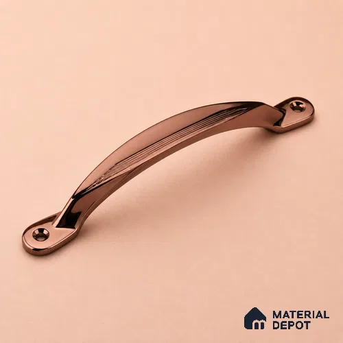 Ottr Zinc Cabinet Handle HA 00146 H Rose Gold Finish - 128mm | 2 Years Warranty