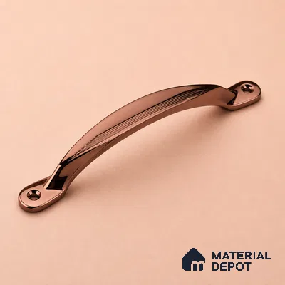 Ottr Zinc Cabinet Handle HA 00146 G Rose Gold Finish - 96mm | 2 Years Warranty