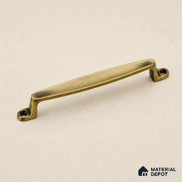 Ottr Zinc Cabinet Handle HA 00147 C Antique Brass Finish - 160mm | 2 Years Warranty