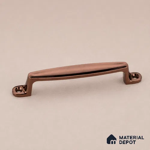Ottr Zinc Cabinet Handle HA 00147 G Rose Gold Finish - 96mm | 2 Years Warranty