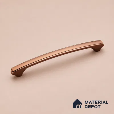 Ottr Zinc Cabinet Handle HA 00148 E Rose Gold Dual Tone Finish - 96mm | 2 Years Warranty