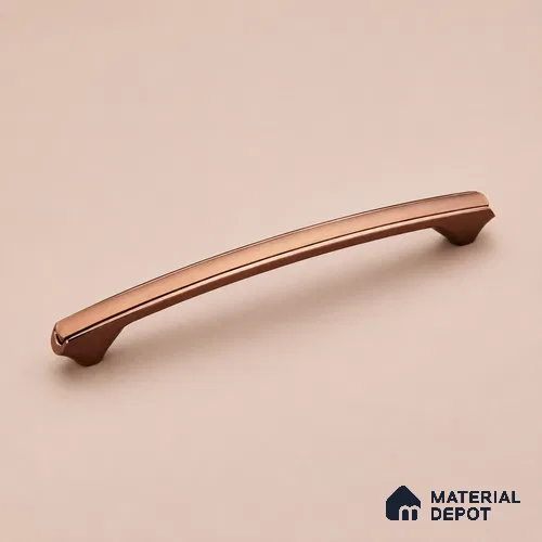 Ottr Zinc Cabinet Handle HA 00148 E Rose Gold Dual Tone Finish - 96mm | 2 Years Warranty