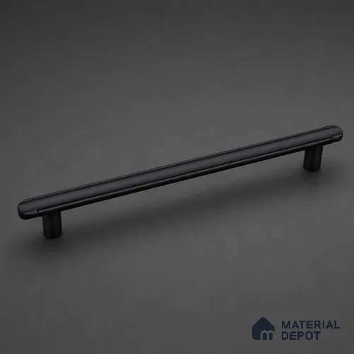 Ottr Zinc Cabinet Handle HA 00149 L Black Dual Tone Finish - 288mm | 2 Years Warranty
