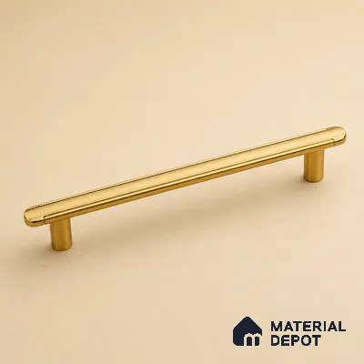 Ottr Zinc Cabinet Handle HA 00149 G Gold Dual Tone Finish - 224mm | 2 Years Warranty