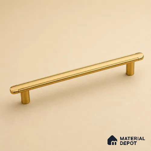 Ottr Zinc Cabinet Handle HA 00149 G Gold Dual Tone Finish - 224mm | 2 Years Warranty