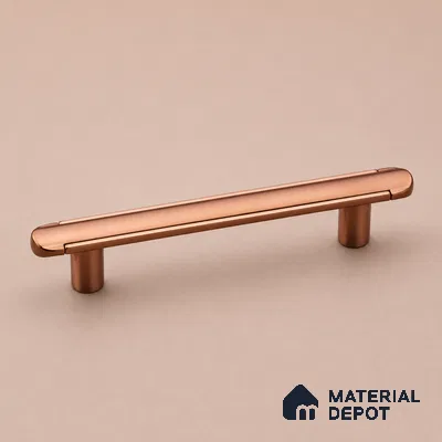 Ottr Zinc Cabinet Handle HA 00149 C Rose Gold Dual Tone Finish - 224mm | 2 Years Warranty