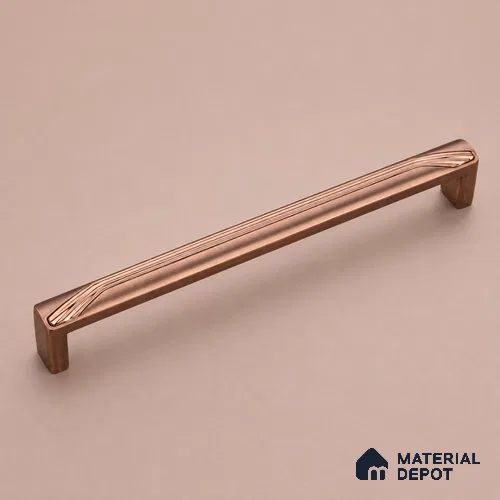Ottr Zinc Cabinet Handle HA 00150 G Rose Gold Dual Tone Finish - 224mm | 2 Years Warranty
