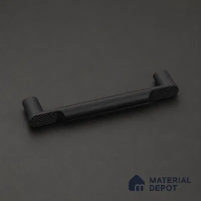 Ottr Zinc Cabinet Handle HA 00151 D Black Finish - 288mm | 2 Years Warranty