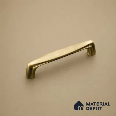Ottr Zinc Cabinet Handle HA 00153 G Antique Brass Finish - 96mm | 2 Years Warranty