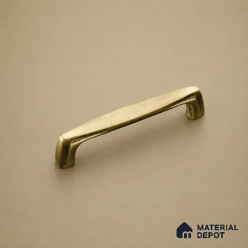 Ottr Zinc Cabinet Handle HA 00153 G Antique Brass Finish - 96mm | 2 Years Warranty