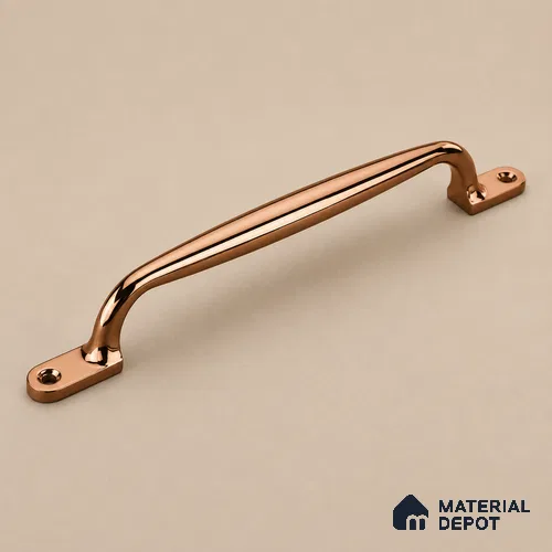 Ottr Zinc Cabinet Handle HA 00154 I Rose Gold Finish - 160mm | 2 Years Warranty