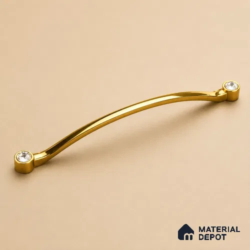 Ottr Zinc Cabinet Handle HA 00155 F Gold Finish - 160mm | 2 Years Warranty