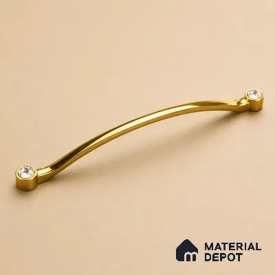 Ottr Zinc Cabinet Handle HA 00155 H Gold Finish - 288mm | 2 Years Warranty