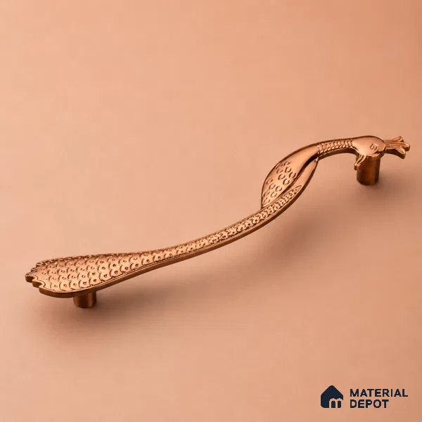 Ottr Zinc Cabinet Handle HA 00157 K Rose Gold Finish - 200mm | 2 Years Warranty
