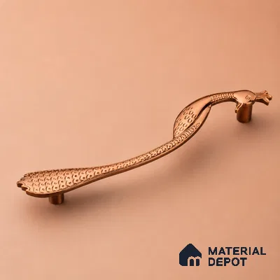 Ottr Zinc Cabinet Handle HA 00157 L Rose Gold Finish - 300mm | 2 Years Warranty