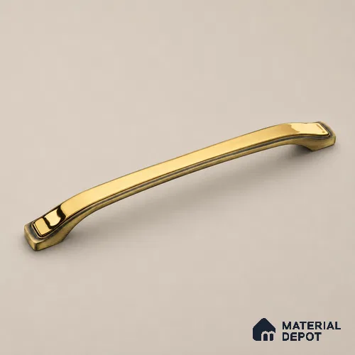 Ottr Zinc Cabinet Handle HA 00158 B Antique Brass Gold Finish - 160mm | 2 Years Warranty