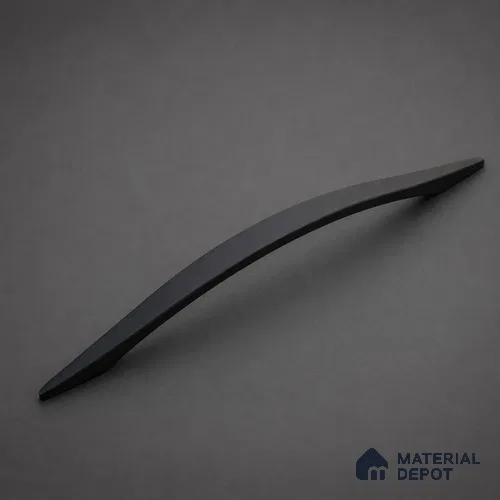 Ottr Zinc Cabinet Handle HA 00159 B Black Finish - 160mm | 2 Years Warranty