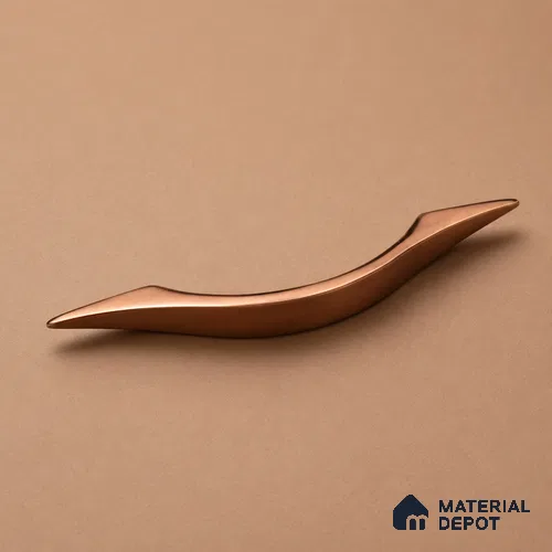 Ottr Zinc Cabinet Handle HA 00159 H Rose Gold Finish - 288mm | 2 Years Warranty
