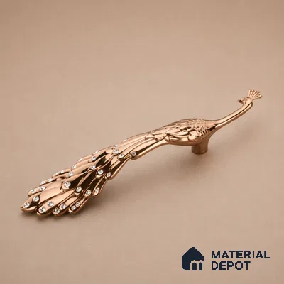 Ottr Zinc Cabinet Handle HA 00162 K PVD Rose Gold Finish - 160mm | 2 Years Warranty