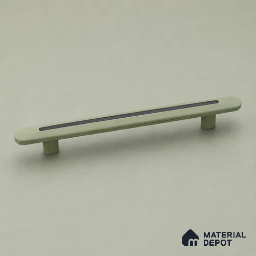 Ottr Zinc Cabinet Handle HA 00163 H Green Black Finish - 160mm | 2 Years Warranty