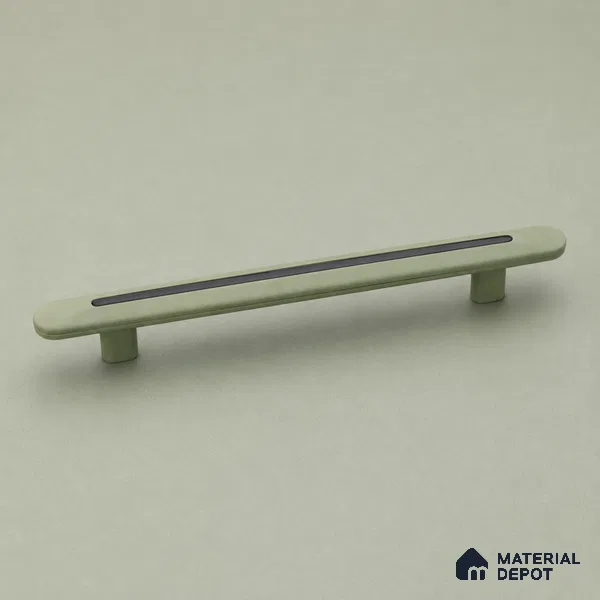 Ottr Zinc Cabinet Handle HA 00163 I Green Black Finish - 320mm | 2 Years Warranty