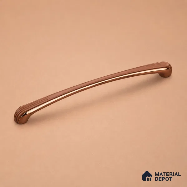 Ottr Zinc Cabinet Handle HA 00165 E Rose Gold Dual Tone Finish - 96mm | 2 Years Warranty