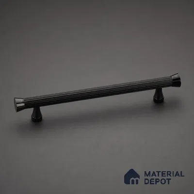 Ottr Aluminium Cabinet Handle HA 00166 J Black PVD Black Finish - 288mm | 2 Years Warranty