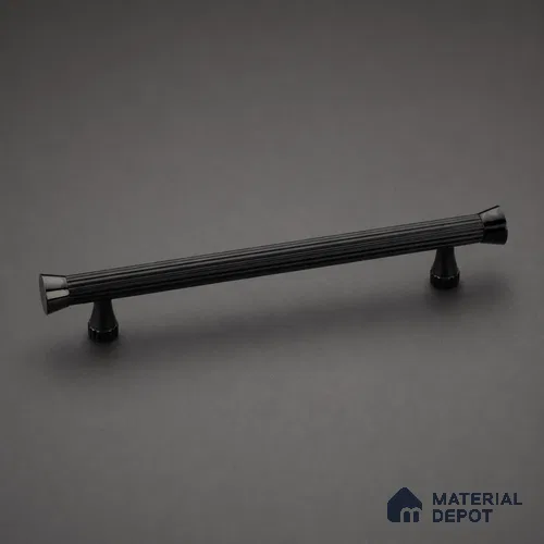 Ottr Aluminium Cabinet Handle HA 00166 J Black PVD Black Finish - 288mm | 2 Years Warranty