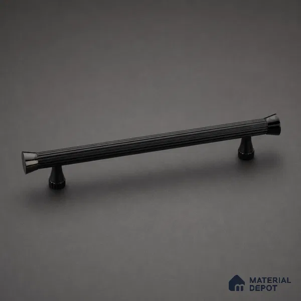 Ottr Aluminium Cabinet Handle HA 00166 J Black PVD Black Finish - 288mm | 2 Years Warranty