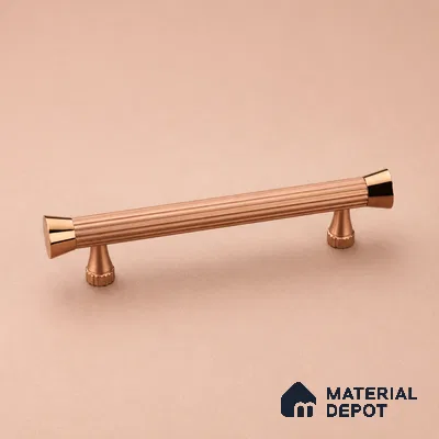 Ottr Aluminium Cabinet Handle HA 00166 O Rose Gold PVD Rose Gold Finish - 96mm | 2 Years Warranty