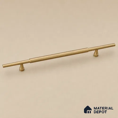 Ottr Aluminium Cabinet Handle HA 00167 S Antique Brass Finish - 448mm | 2 Years Warranty