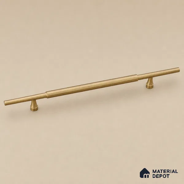 Ottr Aluminium Cabinet Handle HA 00167 S Antique Brass Finish - 448mm | 2 Years Warranty