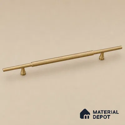 Ottr Aluminium Cabinet Handle HA 00167 T Antique Brass Finish - 576mm | 2 Years Warranty