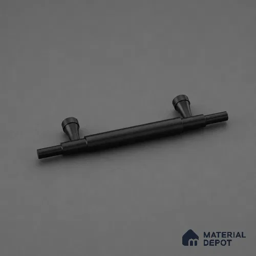 Ottr Aluminium Cabinet Handle HA 00167 N Black Finish - 448mm | 2 Years Warranty